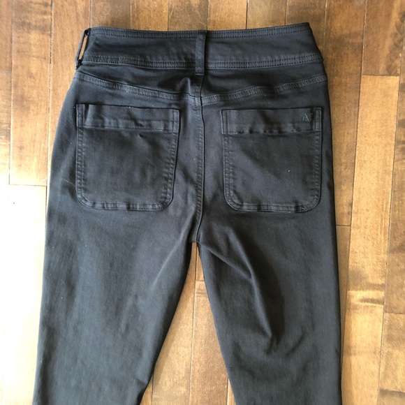 American Eagle Outfitters Black Hi-Rise Side-Button Jegging Jeans Size 6 - Picture 8 of 9